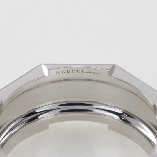 GUCCI Ring K18 white gold White gold Link to love unisex(Unisex) 16 Used Authentic
