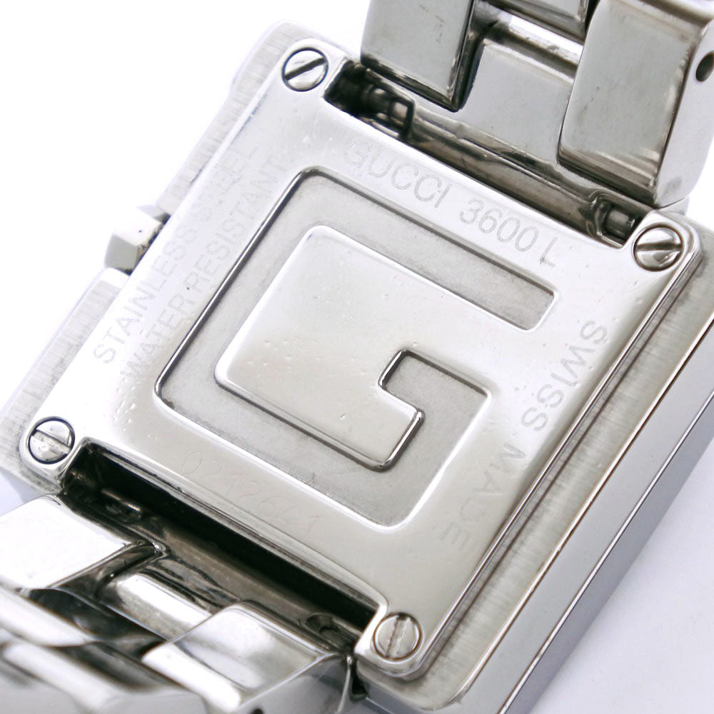 GUCCI Watches Quartz 3600L Stainless Steel Brown Brown dial Women Used Authentic