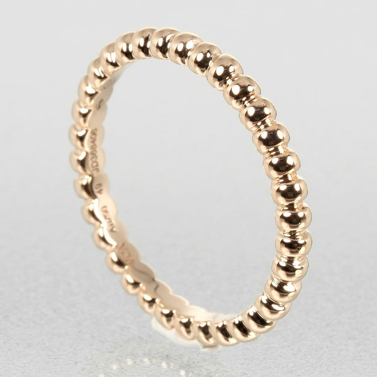 Van Cleef & Arpels Ring K18 Pink Gold Pink gold Perrelet Small Women Used Authentic