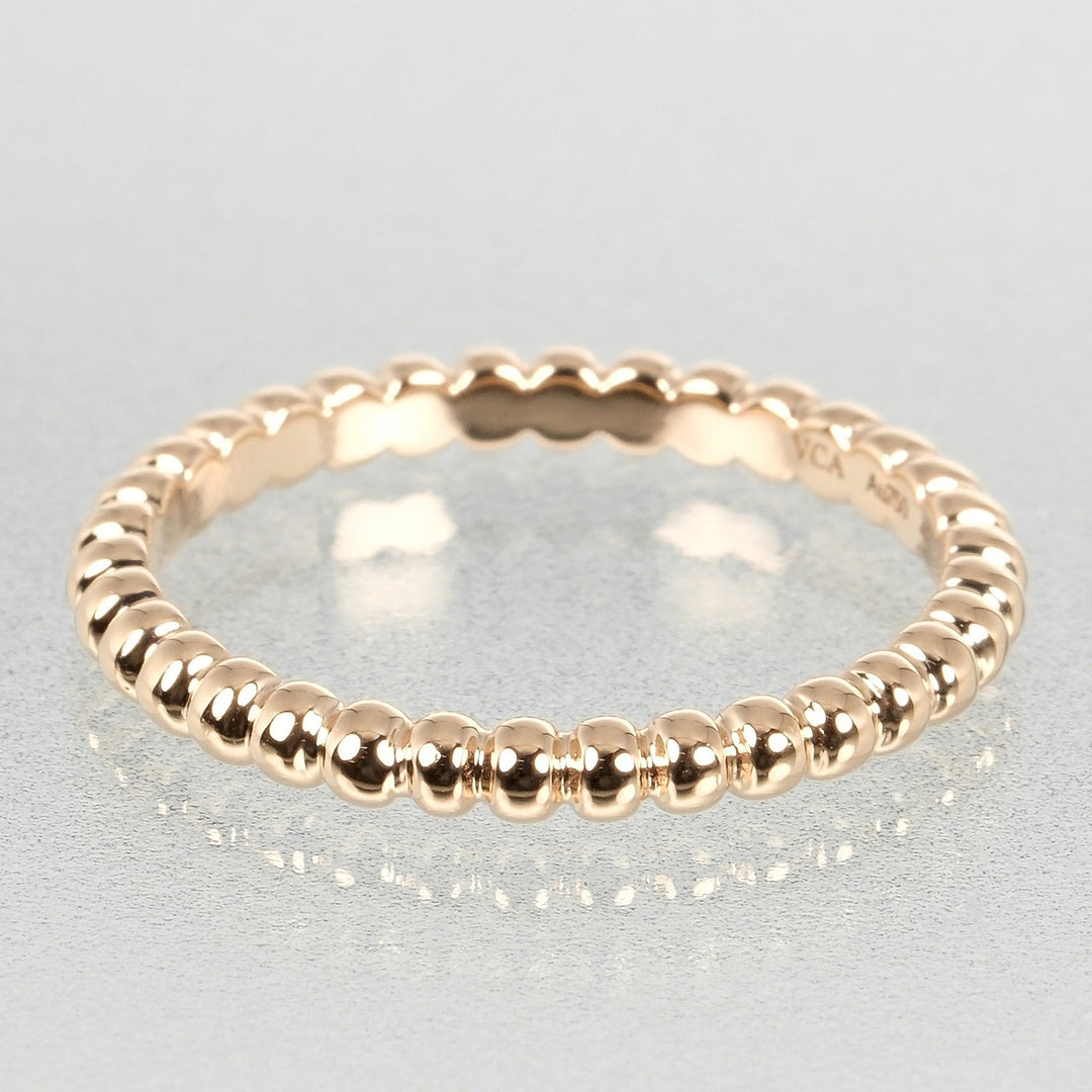 Van Cleef & Arpels Ring K18 Pink Gold Pink gold Perrelet Small Women Used Authentic