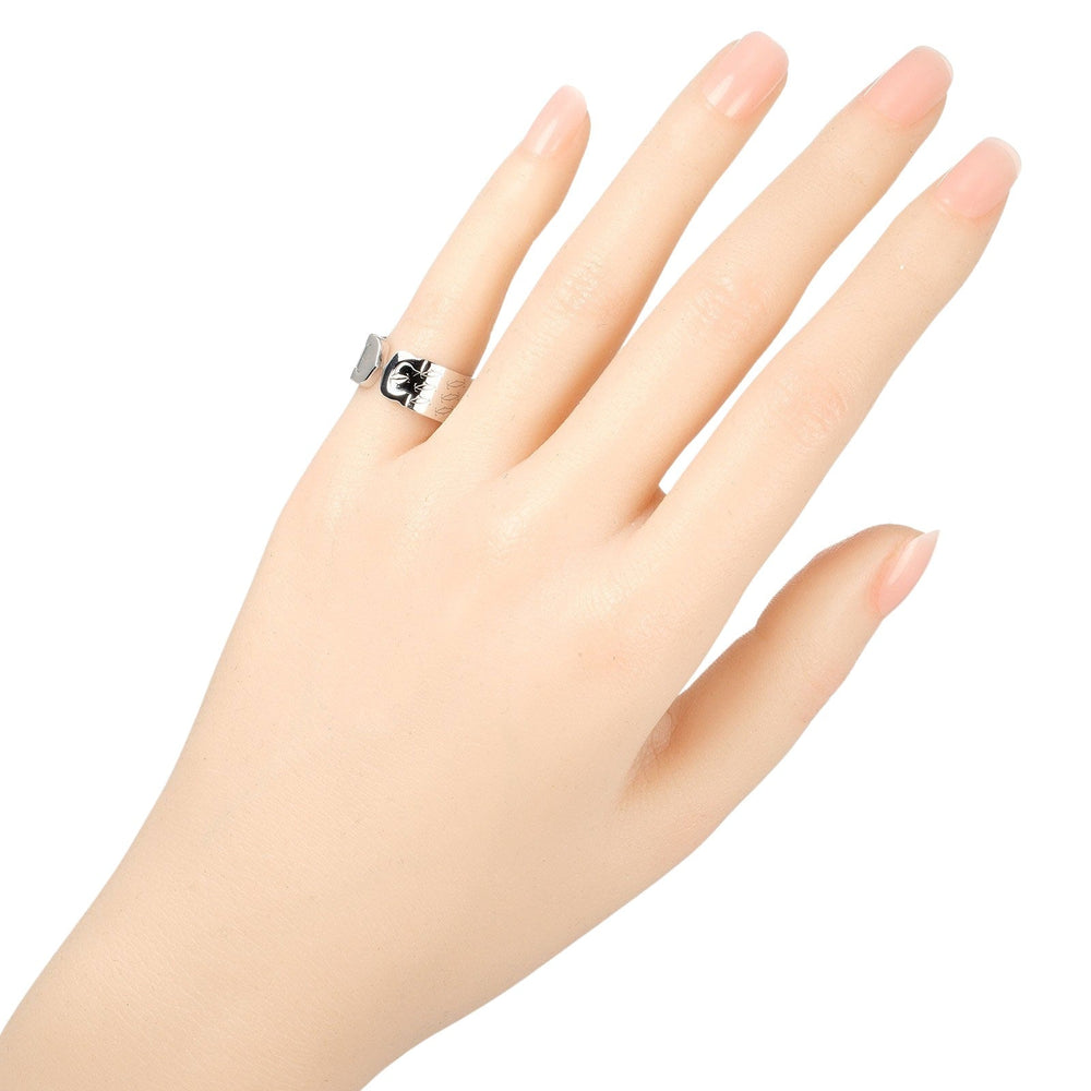 CARTIER Ring K18 white gold White gold Christmas 2000 2C Happy Birthday Women Used Authentic