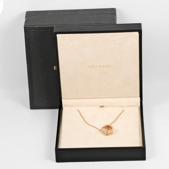 BVLGARI Necklace K18 Pink Gold gold Be zero one