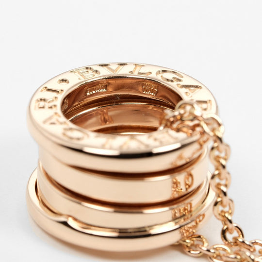 BVLGARI Necklace K18 Pink Gold gold Be zero one