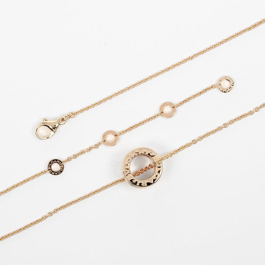 BVLGARI Necklace K18 Pink Gold gold Be zero one