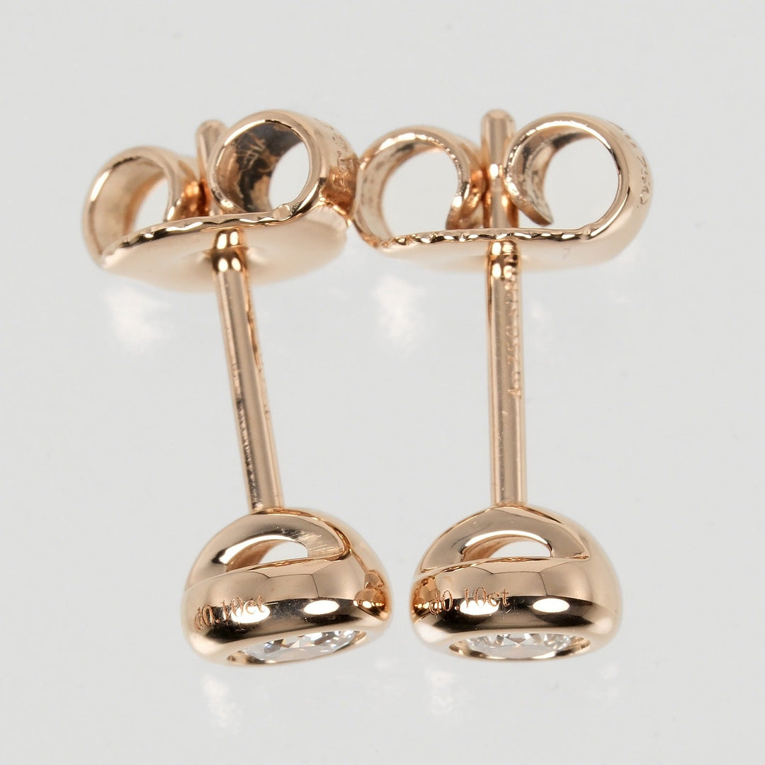 TIFFANY&Co. Pierce K18 pink gold, diamond gold 0.10ctx2 By the yard Women Used Authentic