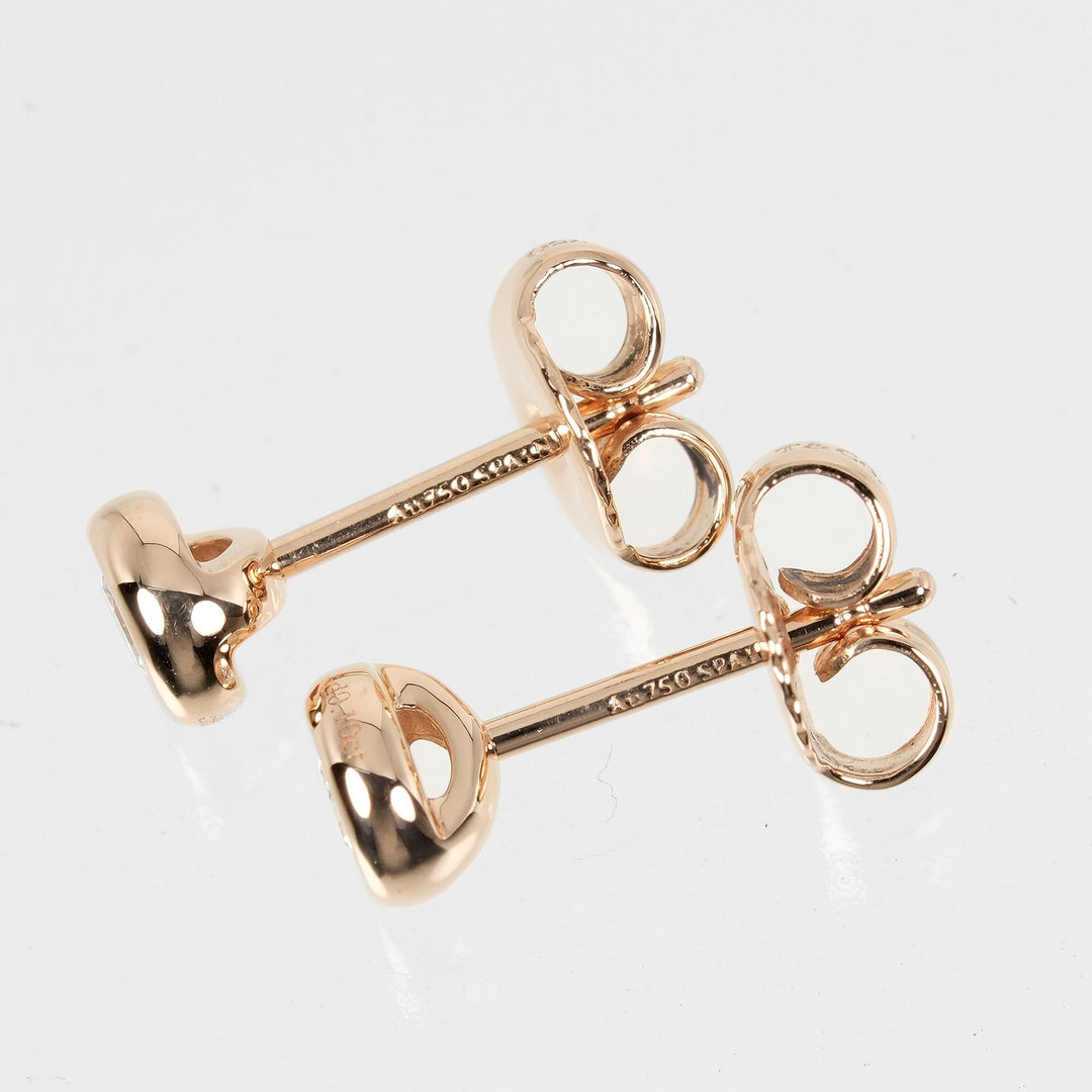 TIFFANY&Co. Pierce K18 pink gold, diamond gold 0.10ctx2 By the yard Women Used Authentic