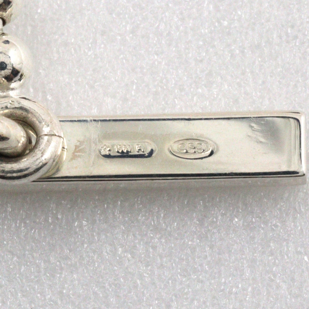 GUCCI Necklace Silver925 Silver Interlocking G Women Used Authentic