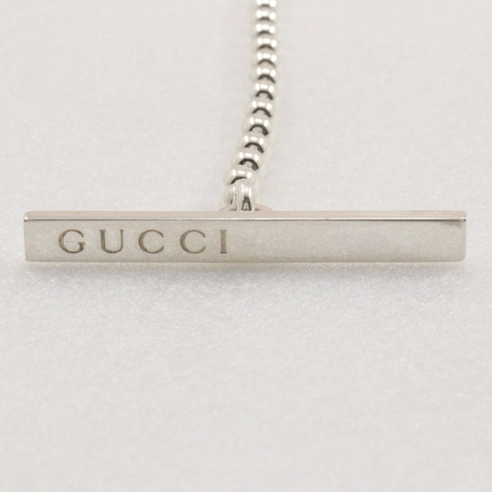GUCCI Necklace Silver925 Silver Interlocking G Women Used Authentic