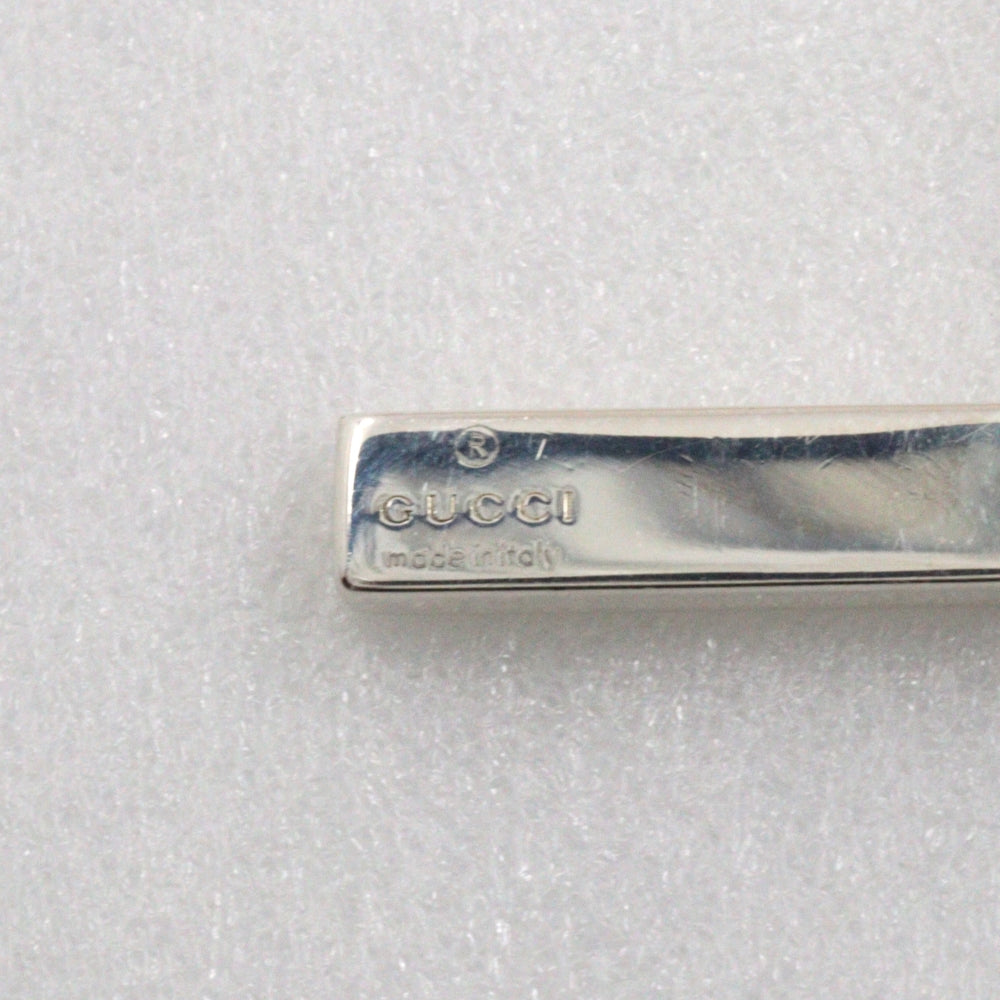 GUCCI Necklace Silver925 Silver Interlocking G Women Used Authentic