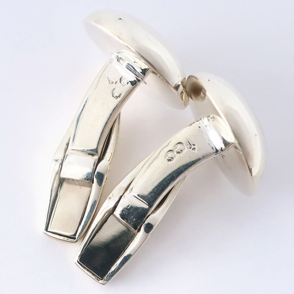 HERMES cuffs Silver925 Silver mens Used Authentic