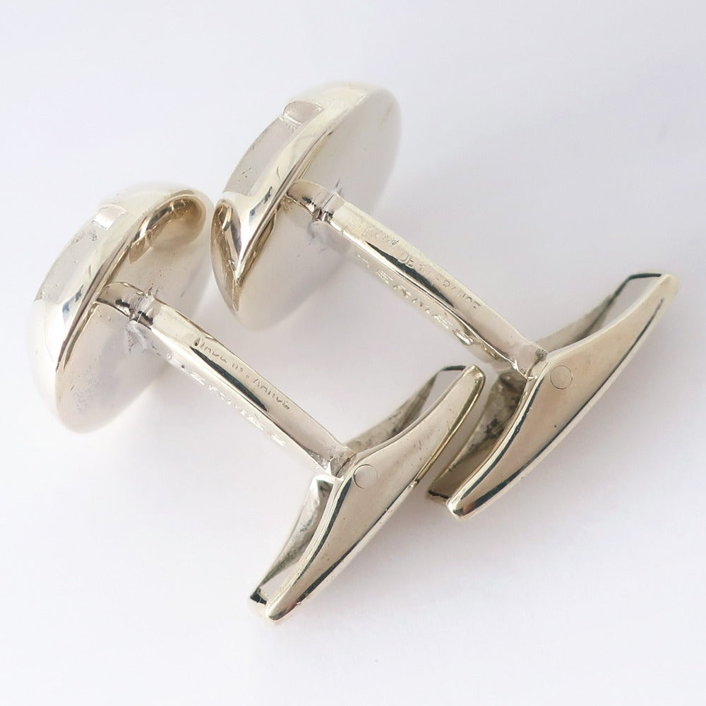 HERMES cuffs Silver925 Silver mens Used Authentic