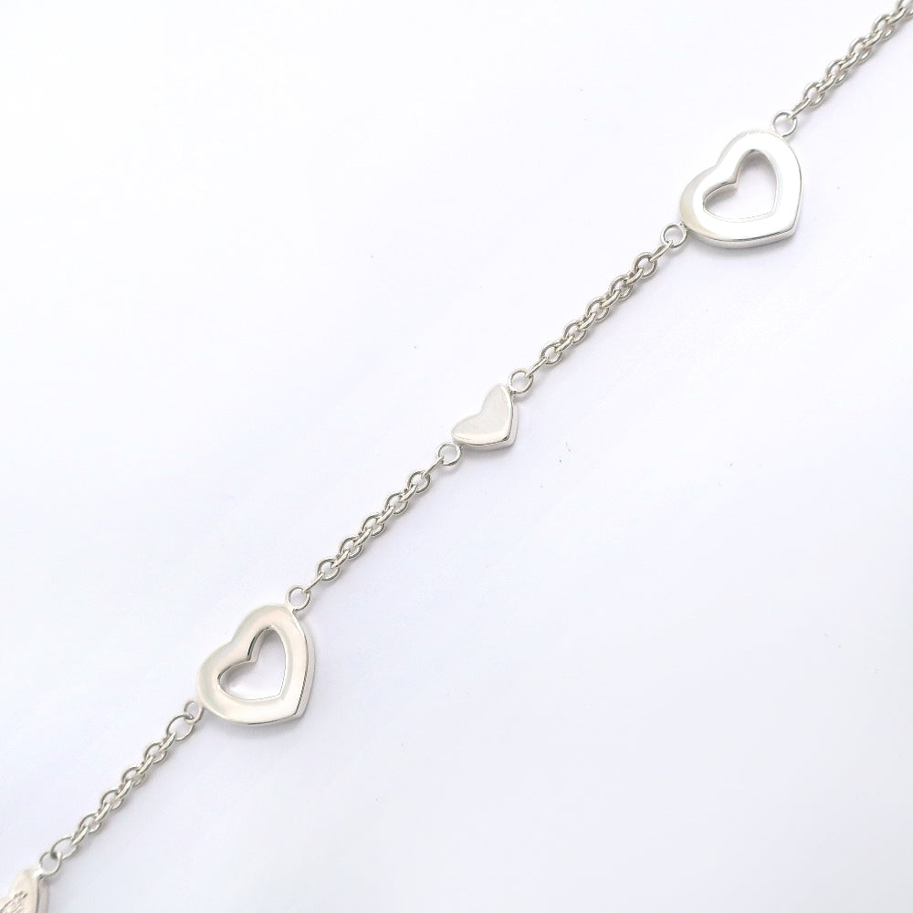 TIFFANY&Co. bracelet Silver925 Silver Heart link Women Used Authentic