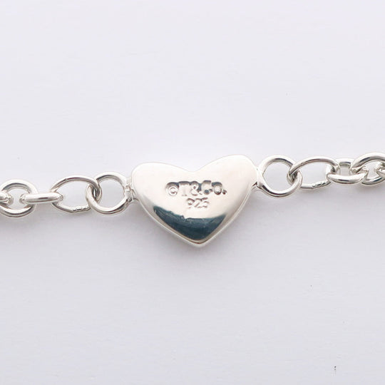 TIFFANY&Co. bracelet Silver925 Silver Heart link Women Used Authentic