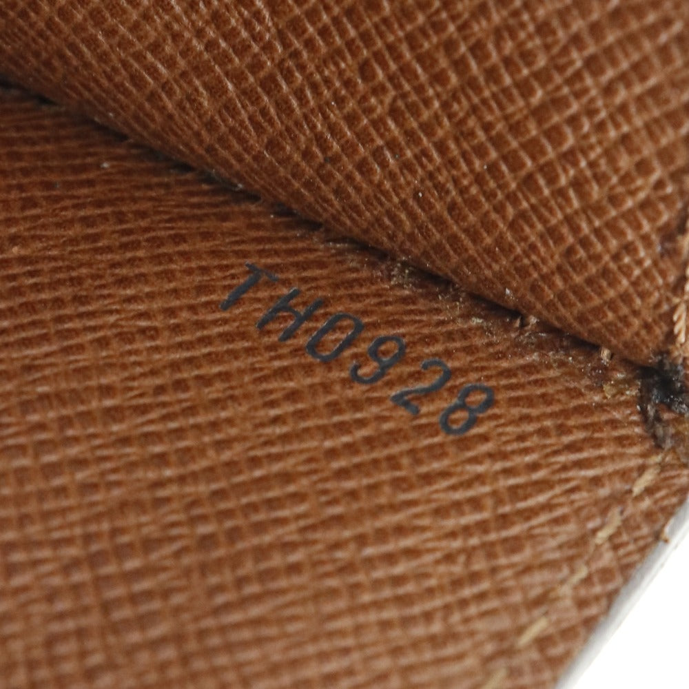 LOUIS VUITTON business bag Epi Leather Brown Serie Dragonne mens Used Authentic