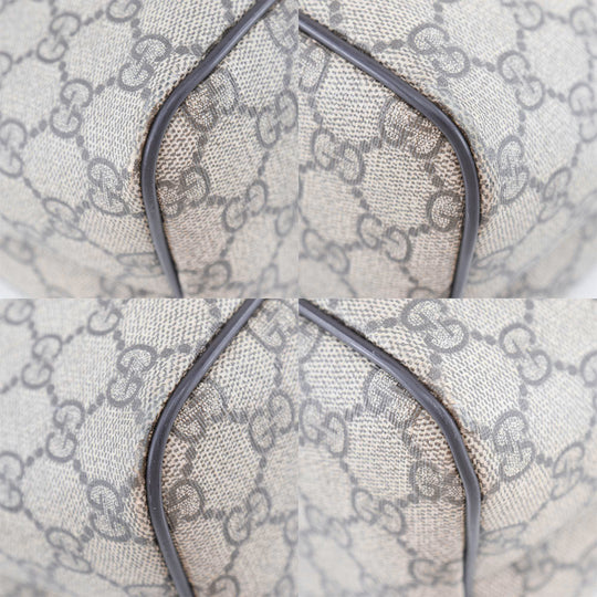 GUCCI Tote Bag 410748 GG Supreme canvas, leather Brown 2WAYShoulder GG Supreme Women Used Authentic