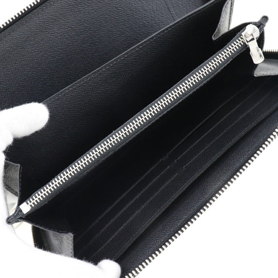 LOUIS VUITTON Long Wallet Purse M60632 Epi Leather black Zippy Organizer mens Used Authentic