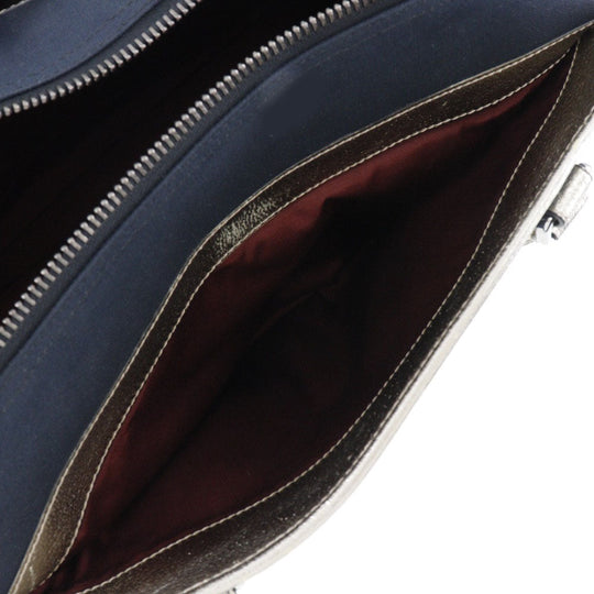 LOEWE Handbag Canvas, Leather Navy 2010 Boston Duffel bag Amazona 36 Women Used Authentic