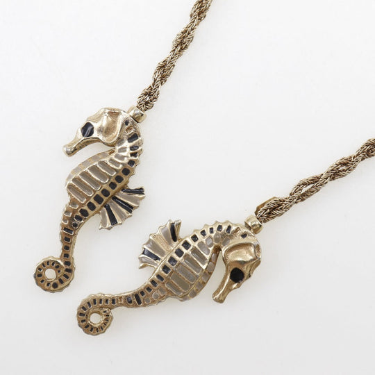 Christian Dior Necklace Plated Gold gold Lariet Women Used Authentic