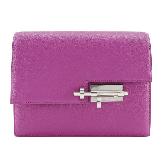 HERMES Clutch bag Shave purple C PN 005 IT Veru Women Used Authentic