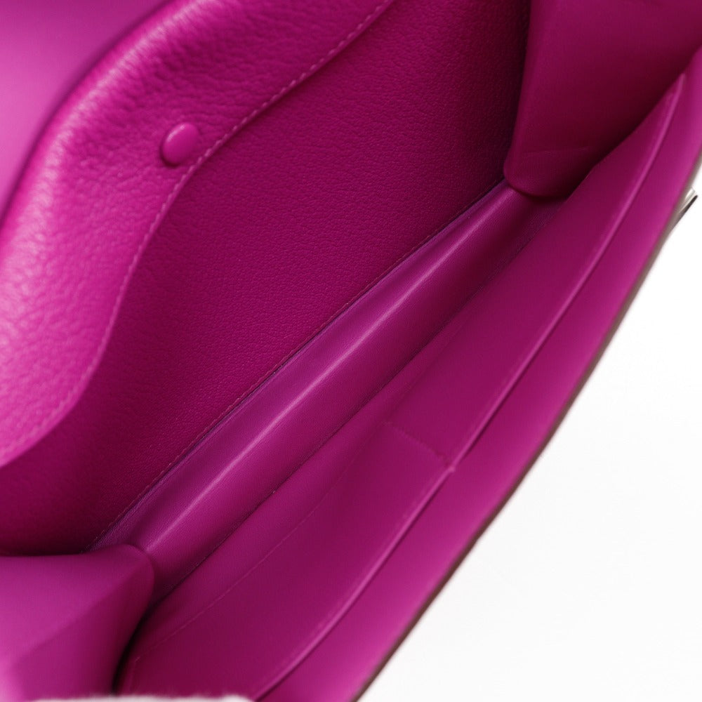 HERMES Clutch bag Shave purple C PN 005 IT Veru Women Used Authentic