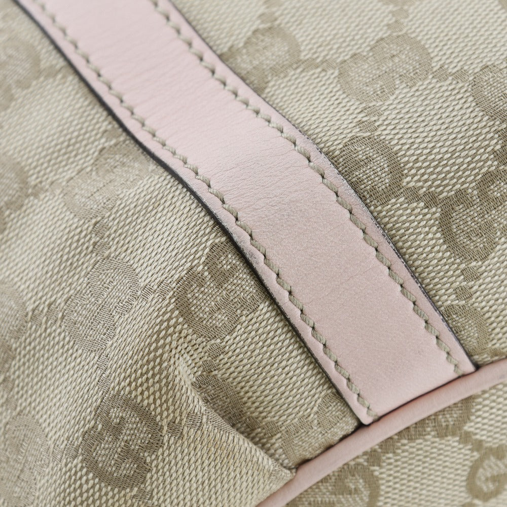 GUCCI Handbag GG canvas beige Women Used Authentic