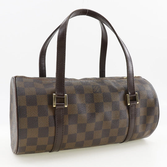 LOUIS VUITTON Handbag N51304 Damier canvas Brown Papillon PM Women Used Authentic
