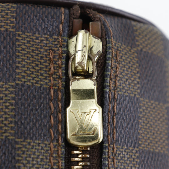 LOUIS VUITTON Handbag N51304 Damier canvas Brown Papillon PM Women Used Authentic