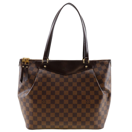 LOUIS VUITTON Shoulder Bag N41103 Damier canvas Brown Westminster GM Women Used Authentic