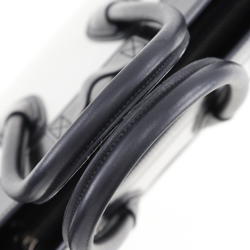 CELINE Tote Bag Calfskin off white Luggage micro Women Used Authentic