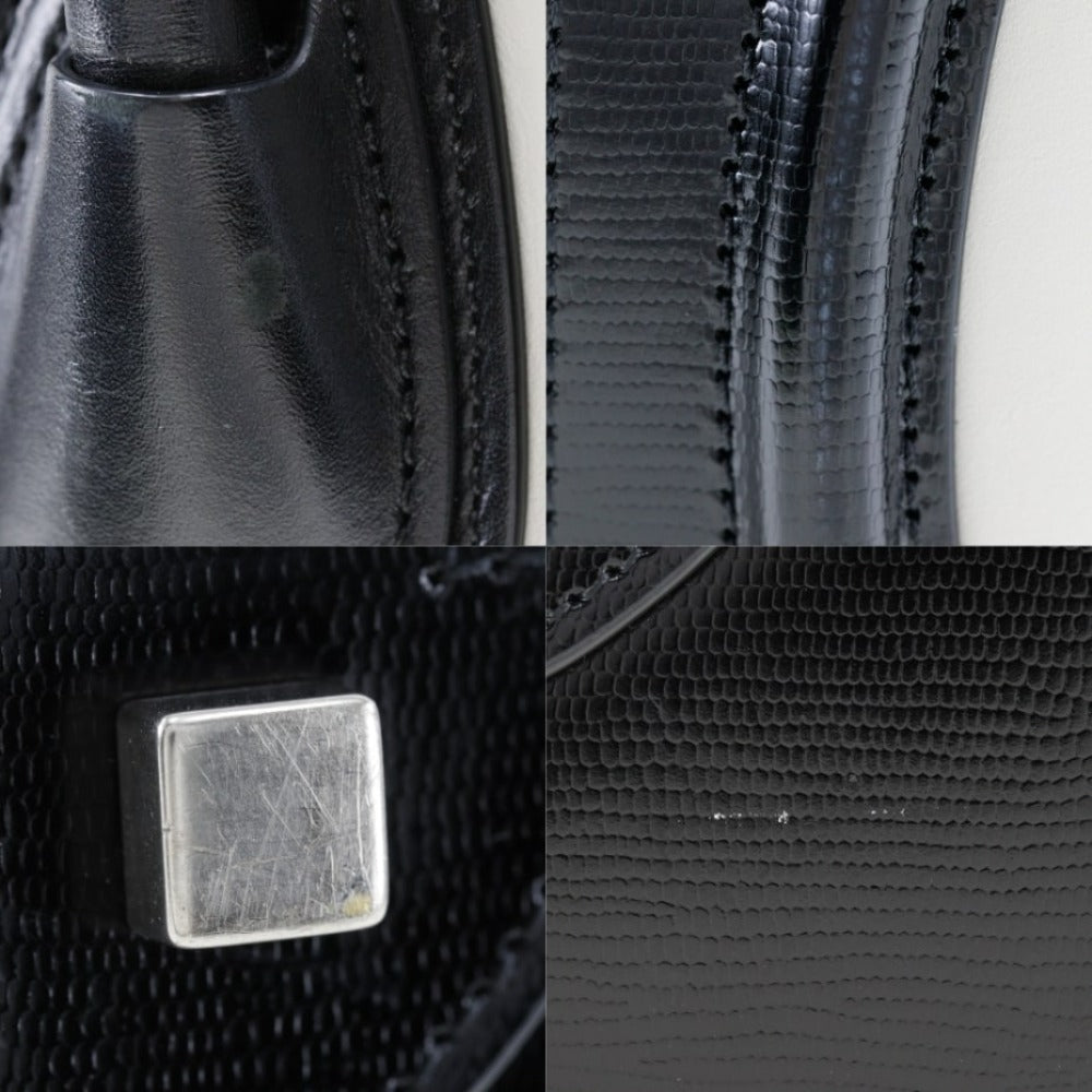 CELINE Tote Bag Calfskin off white Luggage micro Women Used Authentic