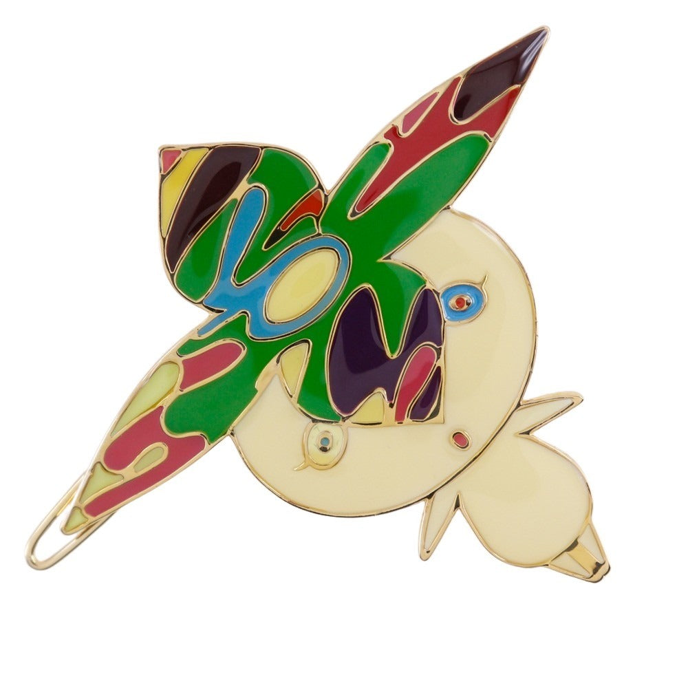 LOUIS VUITTON Other accessories M92595 Plated Gold multicolor Takashi Murakami Hairpin 2-piece set Women Used Authentic