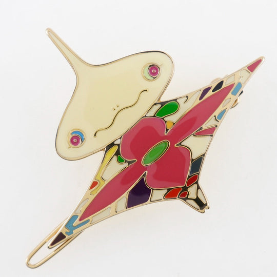 LOUIS VUITTON Other accessories M92595 Plated Gold multicolor Takashi Murakami Hairpin 2-piece set Women Used Authentic