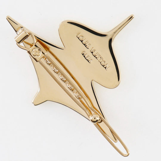 LOUIS VUITTON Other accessories M92595 Plated Gold multicolor Takashi Murakami Hairpin 2-piece set Women Used Authentic