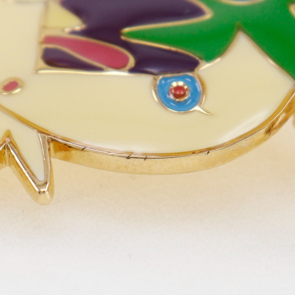 LOUIS VUITTON Other accessories M92595 Plated Gold multicolor Takashi Murakami Hairpin 2-piece set Women Used Authentic