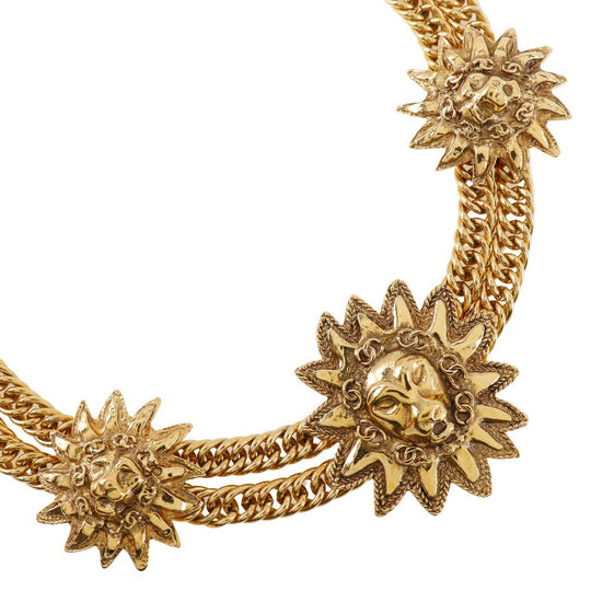 CHANEL Necklace Plated Gold gold Women Used Authentic