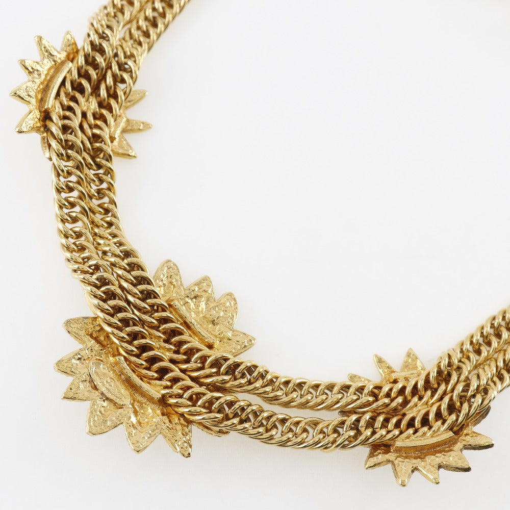 CHANEL Necklace Plated Gold gold Women Used Authentic