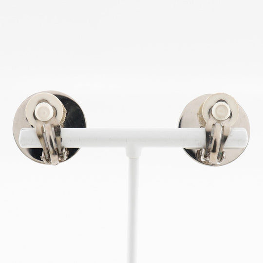 HERMES Earring metallic Silver BIJOUTERIE FANTAISIE Serie Women Used Authentic