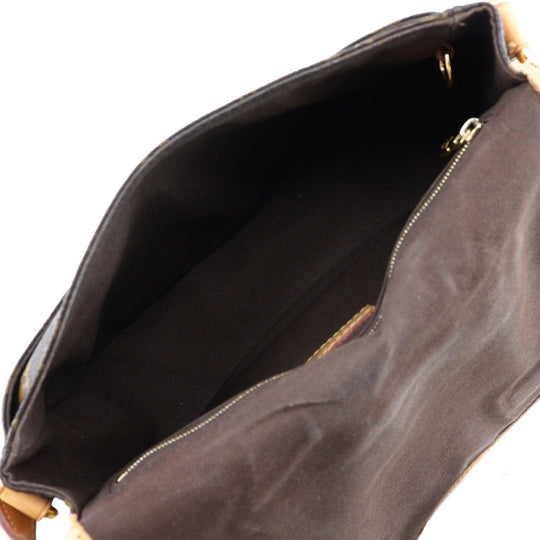 LOUIS VUITTON Shoulder Bag M40474 Monogram canvas Brown Menil Montan PM Women Used Authentic