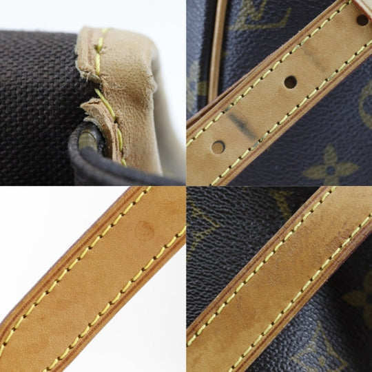 LOUIS VUITTON Shoulder Bag M40474 Monogram canvas Brown Menil Montan PM Women Used Authentic