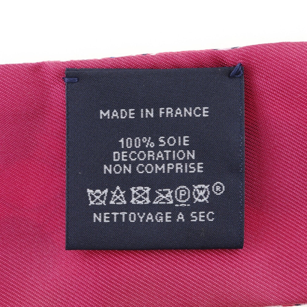 HERMES scarf silk pink Prymti Twilly Women Used Authentic