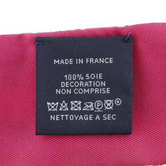 HERMES scarf silk pink Prymti Twilly Women Used Authentic