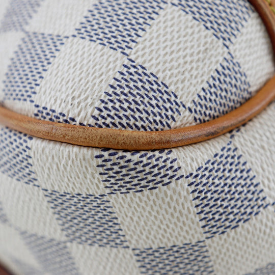 LOUIS VUITTON Shoulder Bag N42220 Damier Azur Canvas white Stresa PM Women Used Authentic