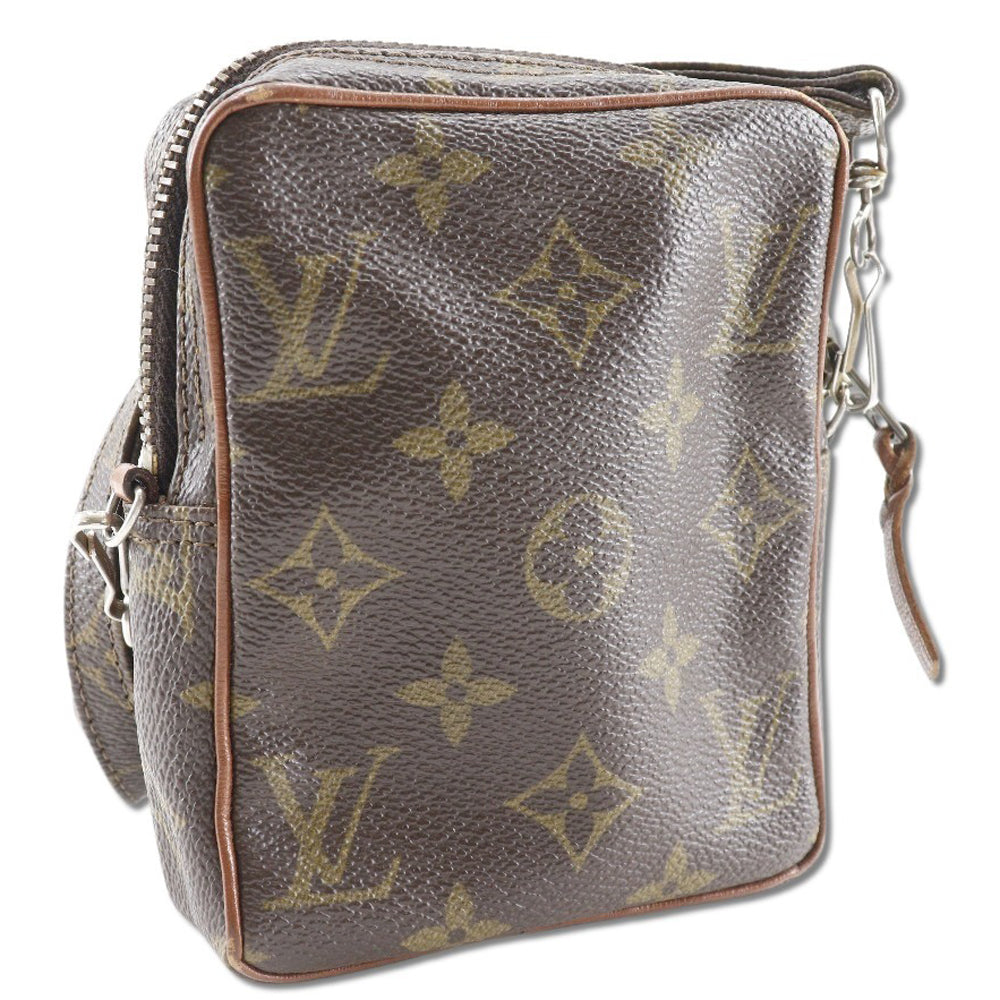 LOUIS VUITTON Shoulder Bag M45268 Monogram canvas Brown Mini Danube