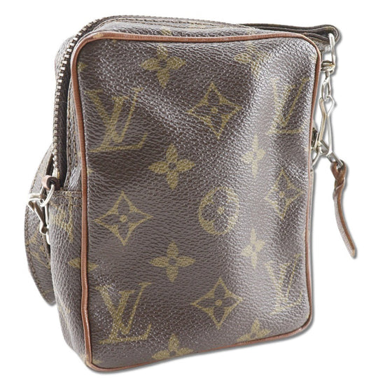 LOUIS VUITTON Shoulder Bag M45268 Monogram canvas Brown Mini Danube