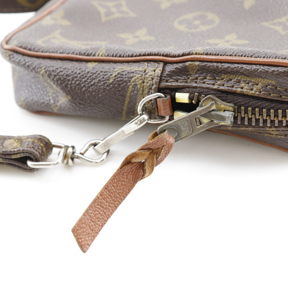 LOUIS VUITTON Shoulder Bag M45268 Monogram canvas Brown Mini Danube