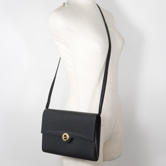 LOUIS VUITTON Shoulder Bag M52572 Epi Leather black 2-way clutch Arche Pochette Women Used Authentic