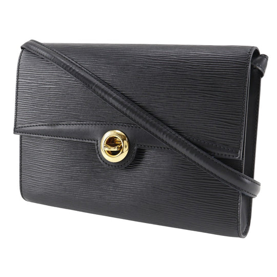 LOUIS VUITTON Shoulder Bag M52572 Epi Leather black 2-way clutch Arche Pochette Women Used Authentic