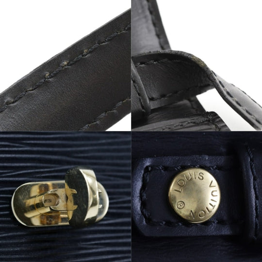 LOUIS VUITTON Shoulder Bag M52572 Epi Leather black 2-way clutch Arche Pochette Women Used Authentic
