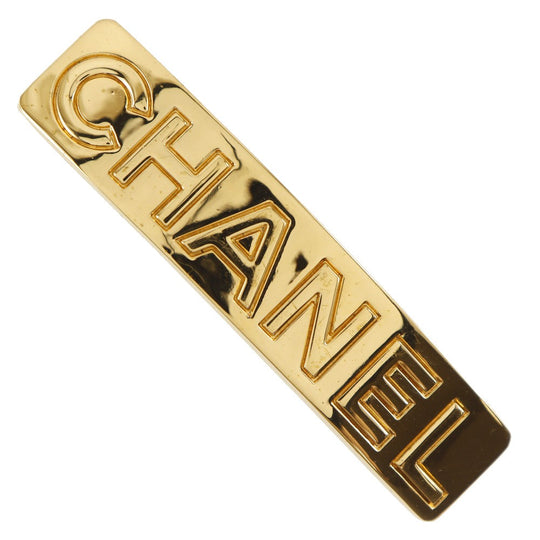 CHANEL Valletta Plated Gold gold Women Used Authentic