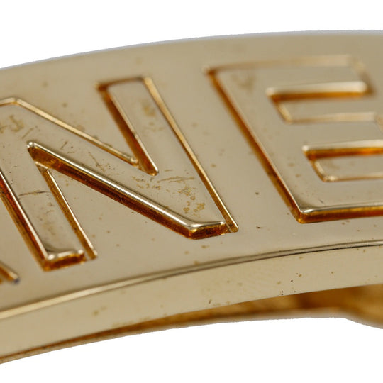 CHANEL Valletta Plated Gold gold Women Used Authentic